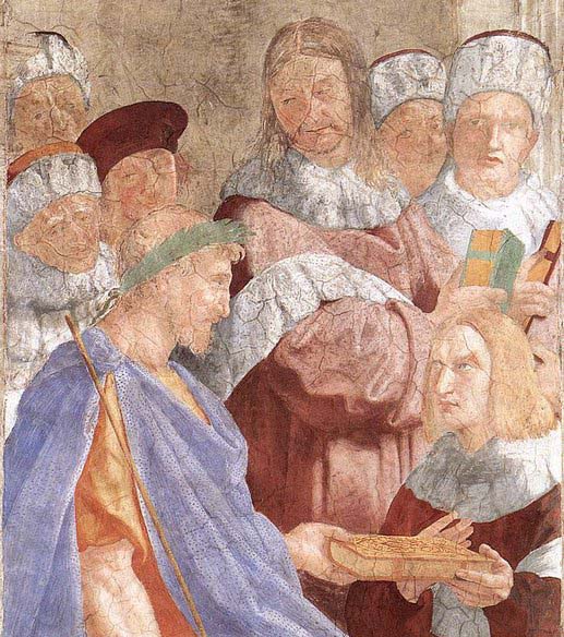 Justinian Presenting the Pandects to Trebonianus